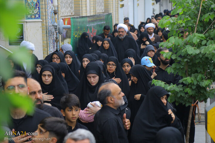 Photos: Grand Ayatollah Vahid Khorasani attend Imam Sadiq mourning procession