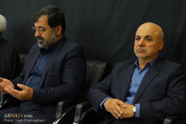 Photos: Grand Ayatollah Nouri Hamedani attends Imam Sadiq mourning procession