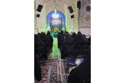 Arabic-speaking women mourn on martyrdom anniv. of Imam Sadiq at Imam Reza shrine