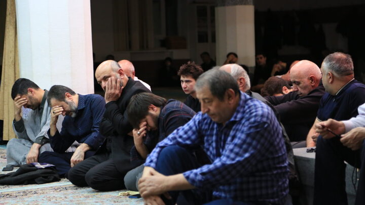 عزاداری شهادت امام جعفر صادق در مسکو