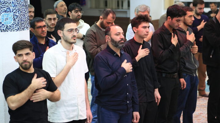 عزاداری شهادت امام جعفر صادق در مسکو