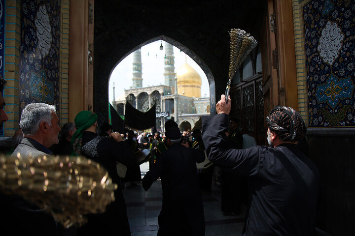 Photos: Imam Sadiq mourning processions held at Hazrat Masoumeh holy shrine
