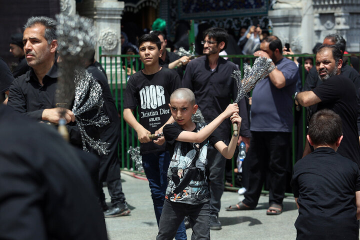 Photos: Imam Sadiq mourning processions held at Hazrat Masoumeh holy shrine