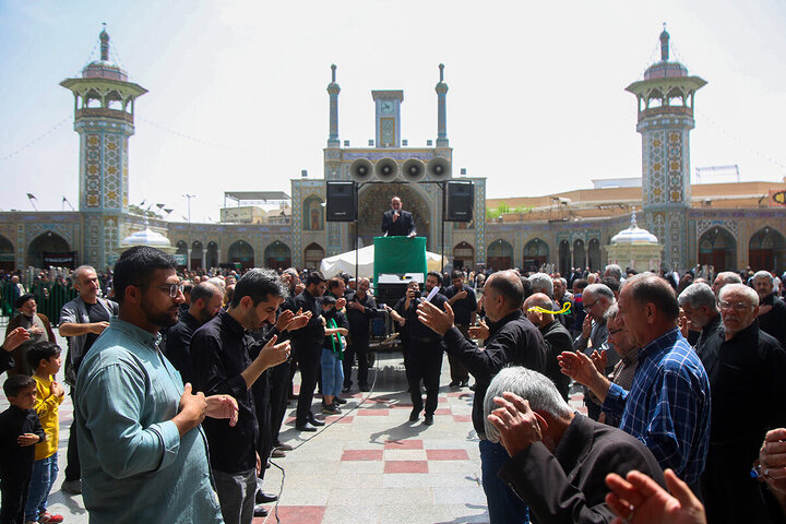Photos: Imam Sadiq mourning processions held at Hazrat Masoumeh holy shrine