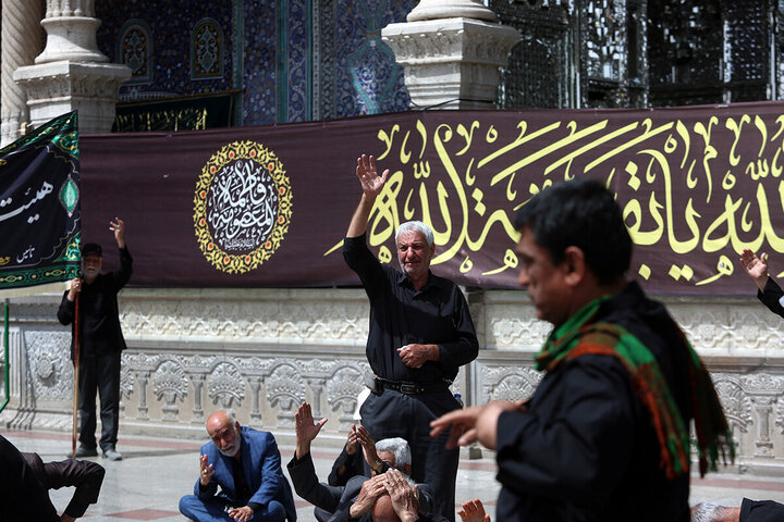 Photos: Imam Sadiq mourning processions held at Hazrat Masoumeh holy shrine