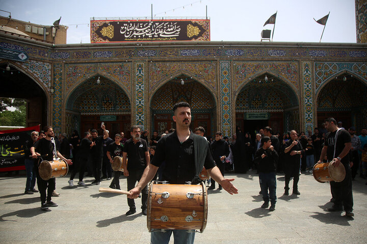 Photos: Imam Sadiq mourning processions held at Hazrat Masoumeh holy shrine