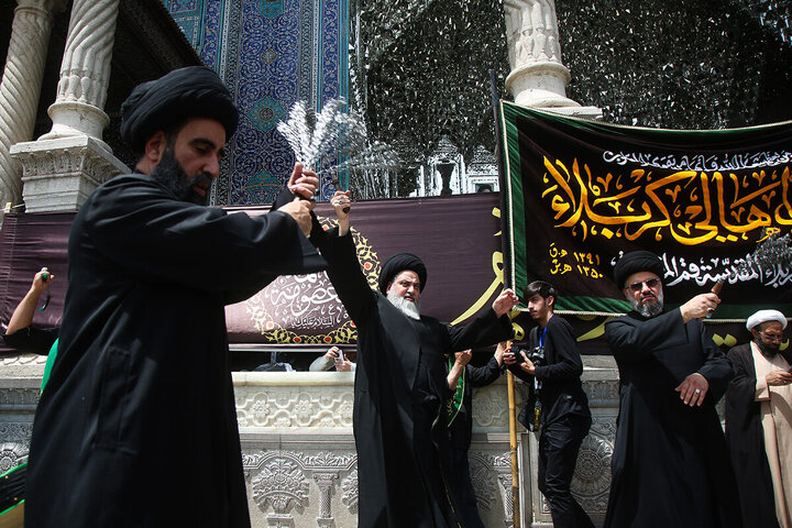 Photos: Imam Sadiq mourning processions held at Hazrat Masoumeh holy shrine