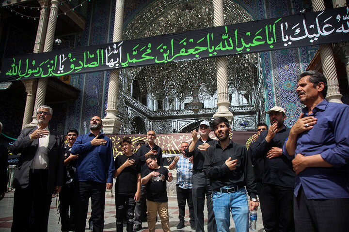 Photos: Imam Sadiq mourning processions held at Hazrat Masoumeh holy shrine