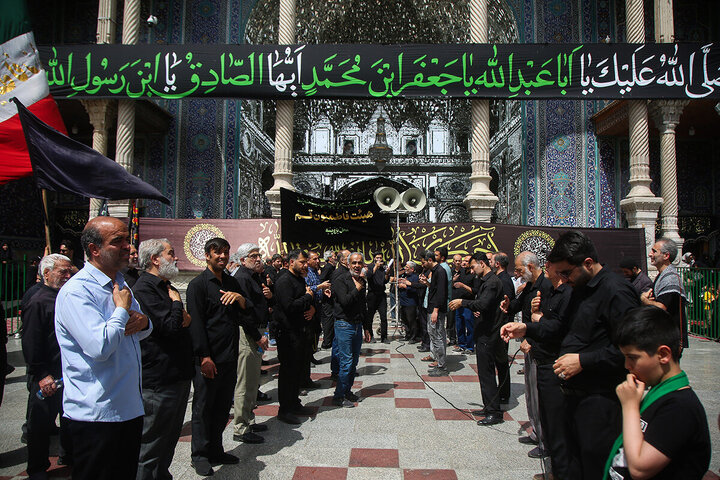 Photos: Imam Sadiq mourning processions held at Hazrat Masoumeh holy shrine