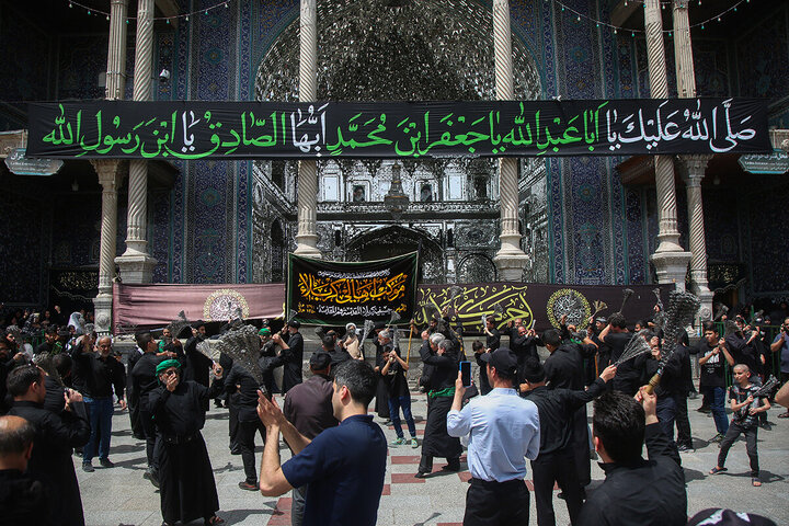 Photos: Imam Sadiq mourning processions held at Hazrat Masoumeh holy shrine
