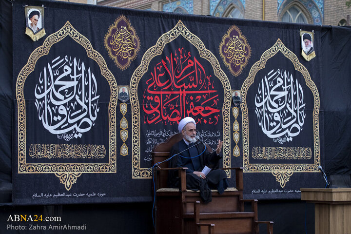 Photos: Imam Sadiq mourning ceremony held at Hazrat Abdul Azim Seminary in Shahr-e Rey