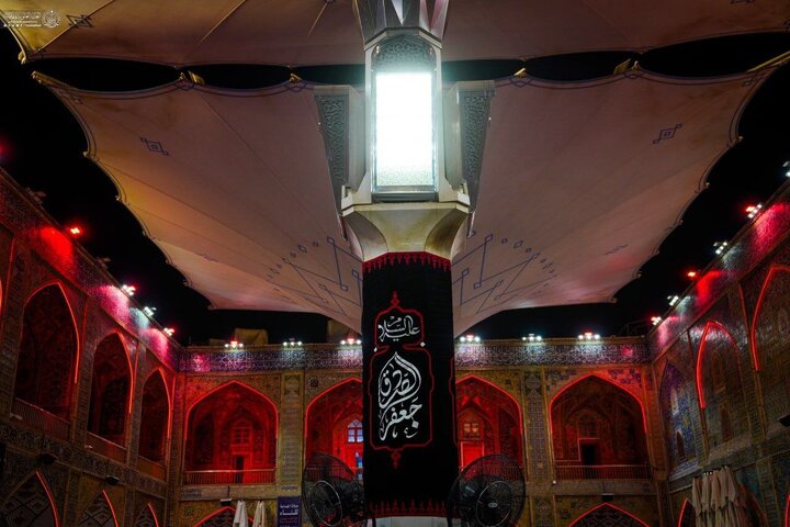 Photos: Imam Sadiq mourning ceremony held at Alavi holy shrine