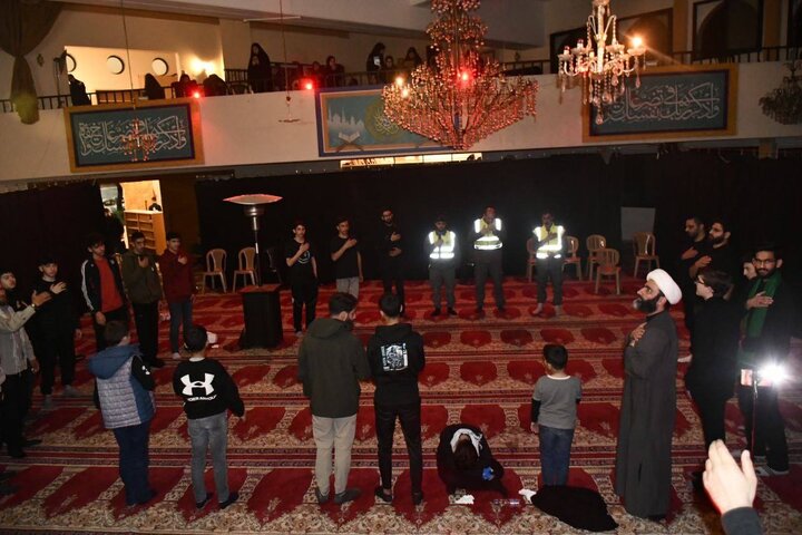 گزارش تصویری | مراسم عزاداری شیعیان شهر «نبطیه» لبنان در سوگ شهادت امام صادق(ع)
