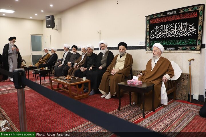 Photos: Imam Sadiq mourning ceremony held at office of Ayatollah Makarem Shirazi