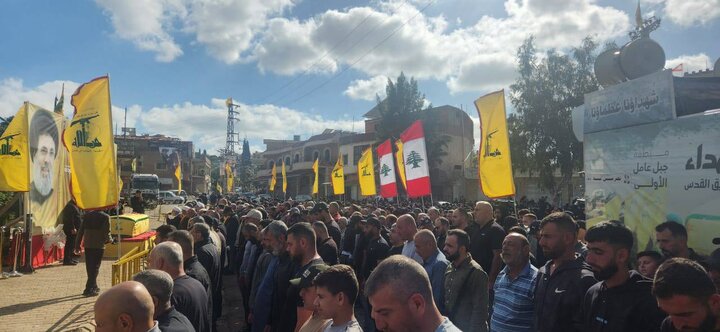 حزب الله وجماهير المقاومة يشيّعون الشّهيد حسن طه في ميس الجبل جنوب لبنان