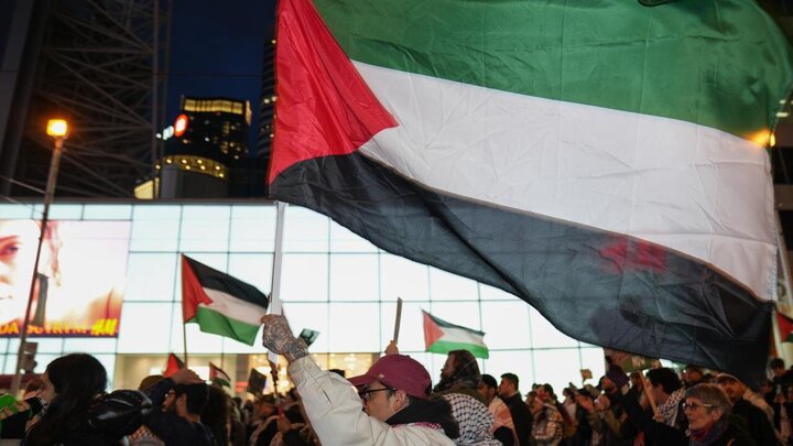 【Foto noticia】Marcha en apoyo al pueblo de Gaza en la ciudad de Toronto, Canadá