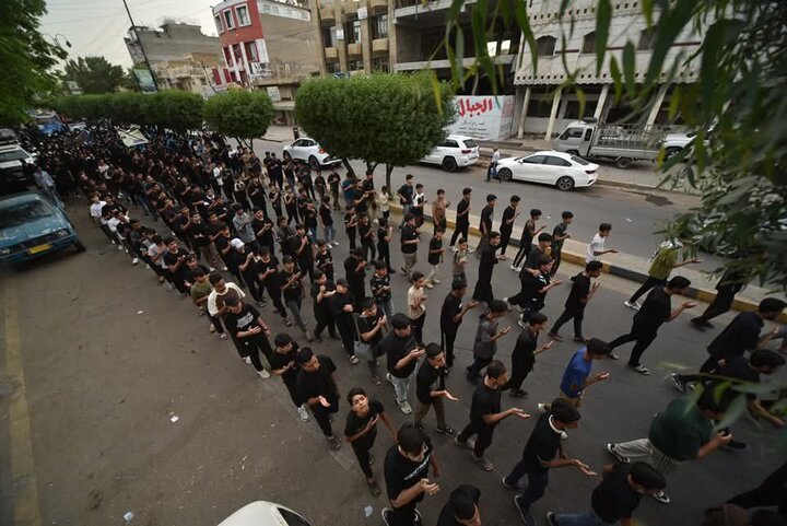 تشييع رمزي لنعش الإمام الصادق (ع) في الكاظمية المقدسة