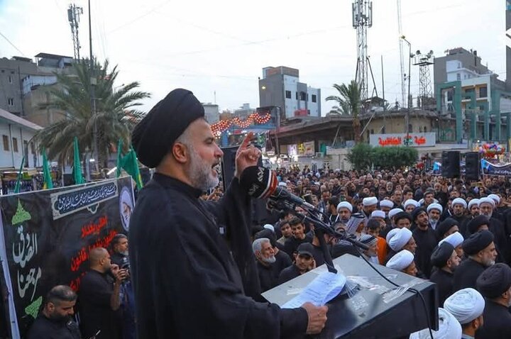 تشييع رمزي لنعش الإمام الصادق (ع) في الكاظمية المقدسة