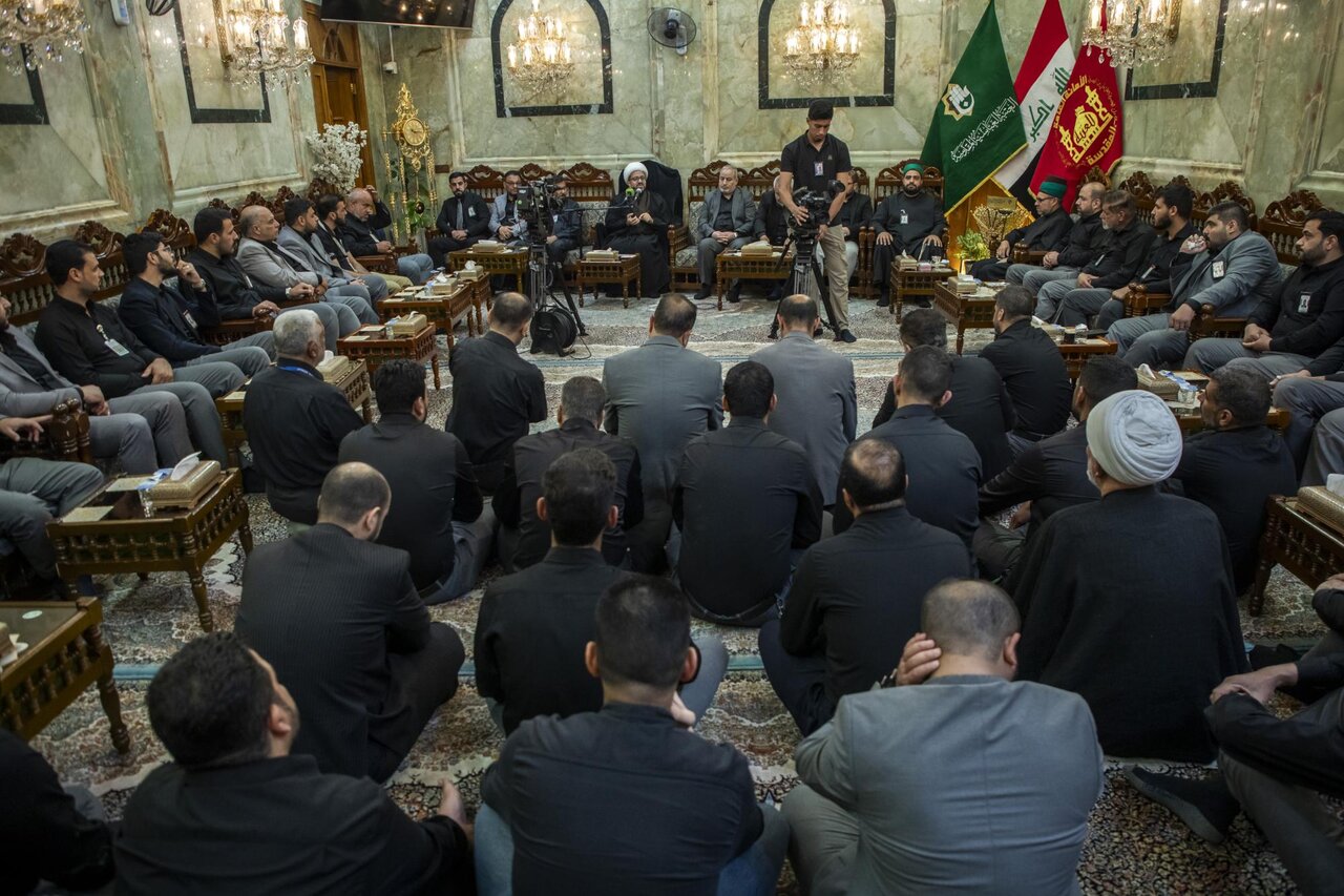 Al-Abbas holy shrine holds a condolence Council in commemoration of Imam Sadiq martyrdom
