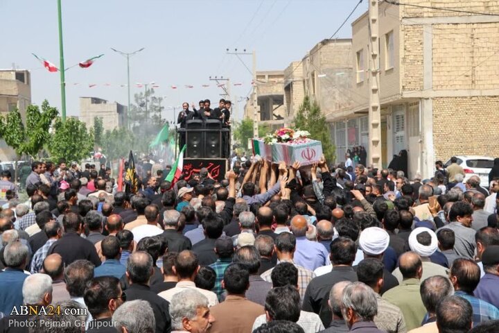 Photos: Funeral ceremony of unknown martyr held in Falavarjan, Isfahan