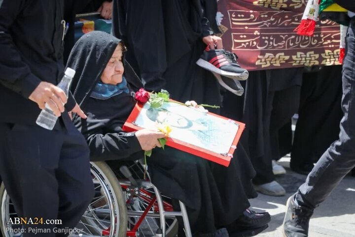 Photos: Funeral ceremony of unknown martyr held in Falavarjan, Isfahan