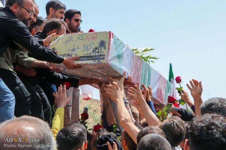 Photos: Funeral ceremony of unknown martyr held in Falavarjan, Isfahan