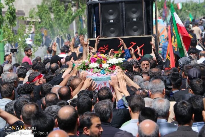 Photos: Funeral ceremony of unknown martyr held in Falavarjan, Isfahan