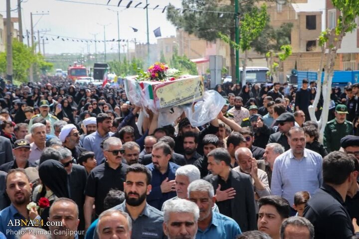 Photos: Funeral ceremony of unknown martyr held in Falavarjan, Isfahan
