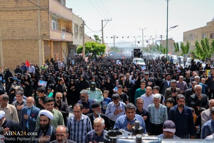 Photos: Funeral ceremony of unknown martyr held in Falavarjan, Isfahan