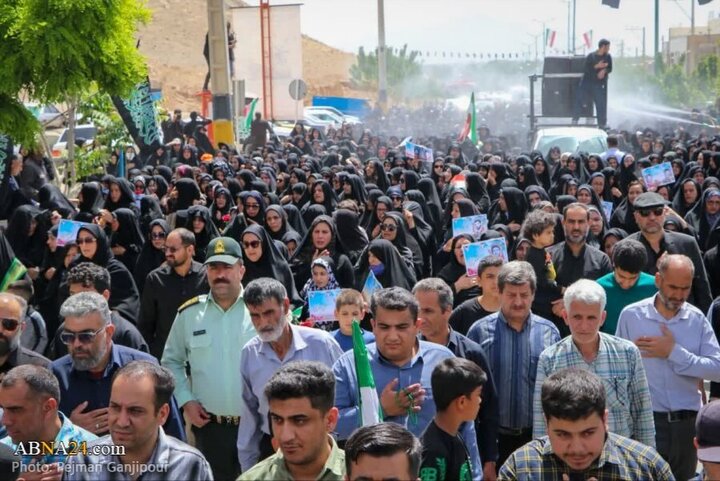 Photos: Funeral ceremony of unknown martyr held in Falavarjan, Isfahan