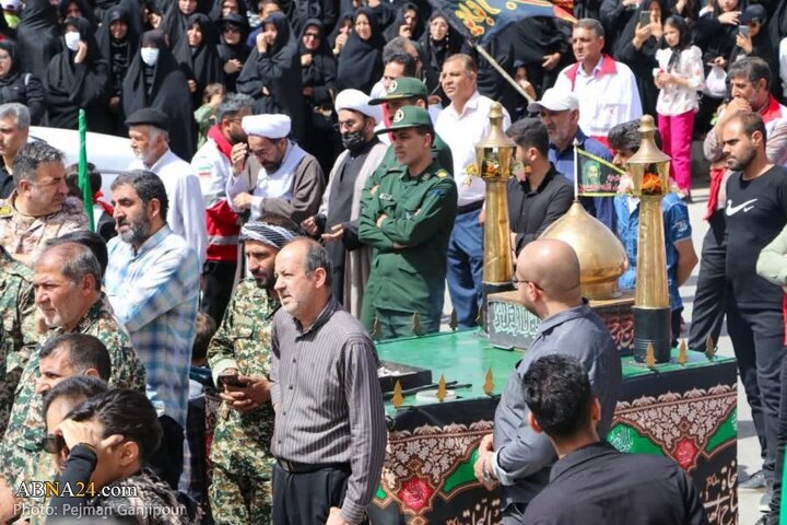 Photos: Funeral ceremony of unknown martyr held in Falavarjan, Isfahan