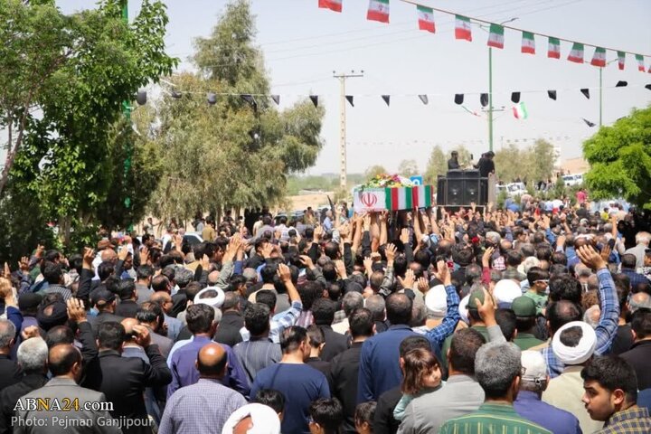 Photos: Funeral ceremony of unknown martyr held in Falavarjan, Isfahan