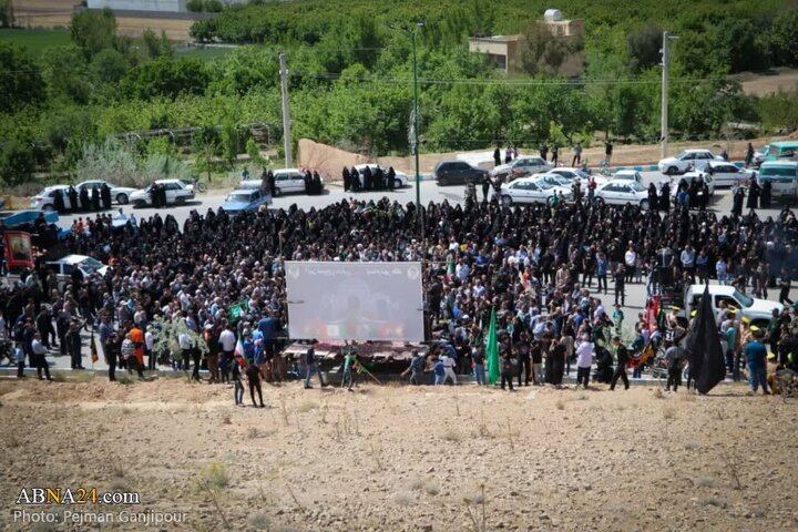 Photos: Funeral ceremony of unknown martyr held in Falavarjan, Isfahan