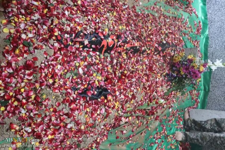 Photos: Funeral ceremony of unknown martyr held in Falavarjan, Isfahan