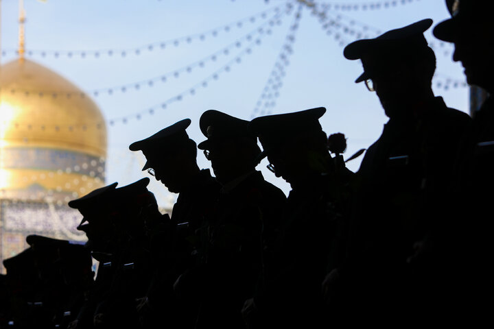 آئین اذن اعزام کاروان های زیر سایه خورشید در حرم مطهر رضوی