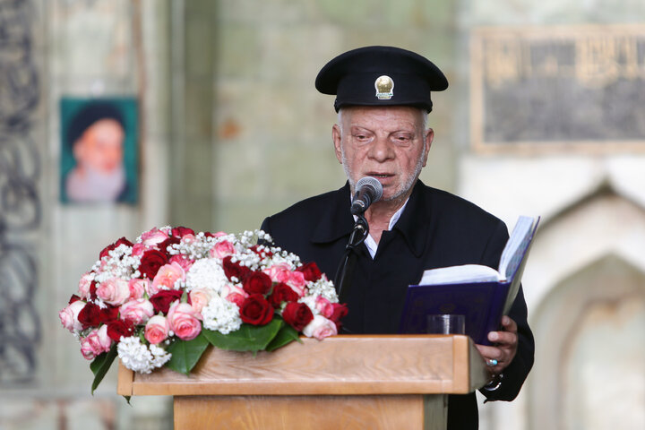 آئین اذن اعزام کاروان های زیر سایه خورشید در حرم مطهر رضوی