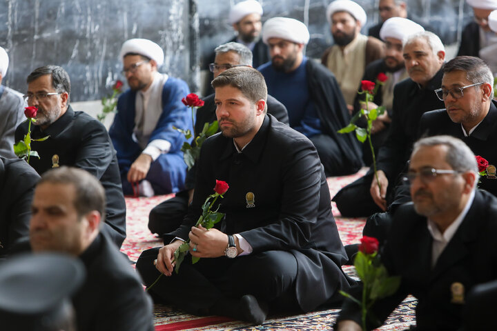 آئین اذن اعزام کاروان های زیر سایه خورشید در حرم مطهر رضوی