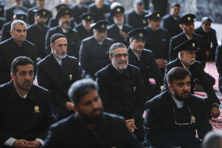 آئین اذن اعزام کاروان های زیر سایه خورشید در حرم مطهر رضوی