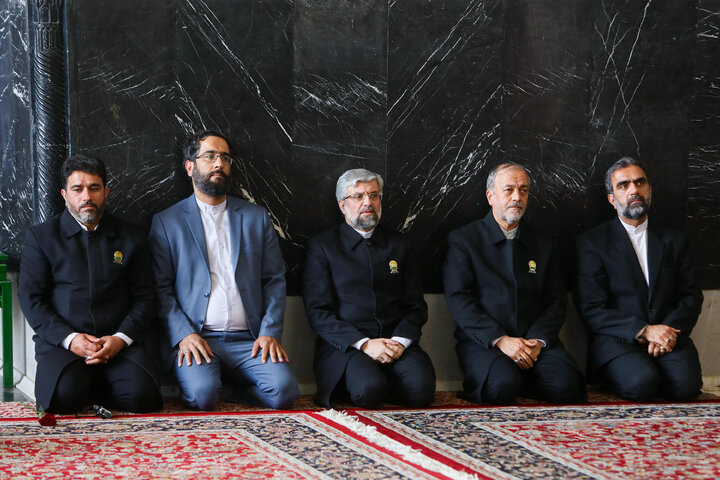 آئین اذن اعزام کاروان های زیر سایه خورشید در حرم مطهر رضوی