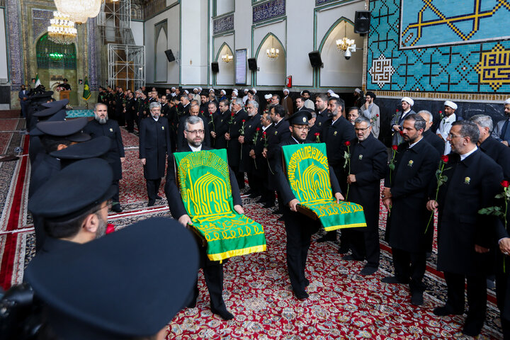 آئین اذن اعزام کاروان های زیر سایه خورشید در حرم مطهر رضوی