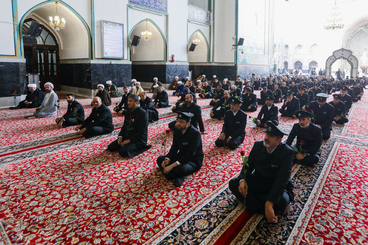 آئین اذن اعزام کاروان های زیر سایه خورشید در حرم مطهر رضوی