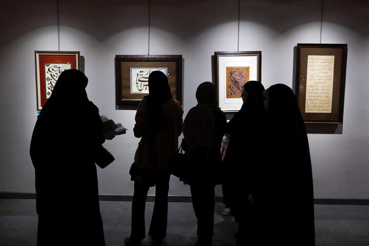 گزارش تصویری | نمایشگاه خوشنویسی بهار تعلیم