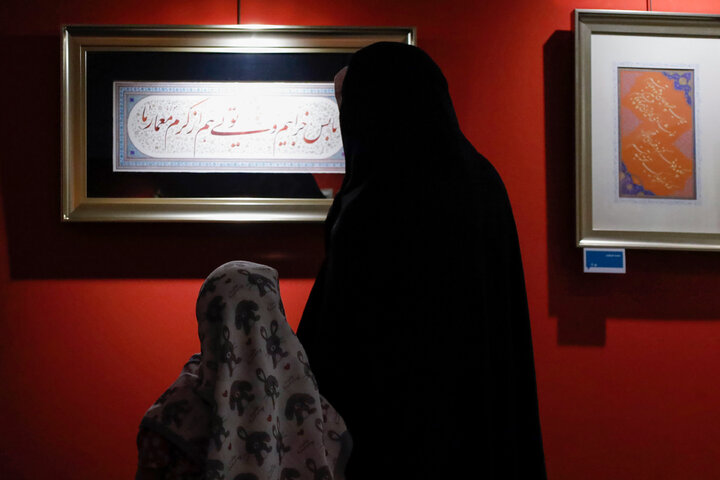 گزارش تصویری | نمایشگاه خوشنویسی بهار تعلیم