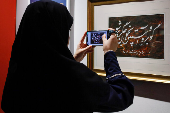 گزارش تصویری | نمایشگاه خوشنویسی بهار تعلیم