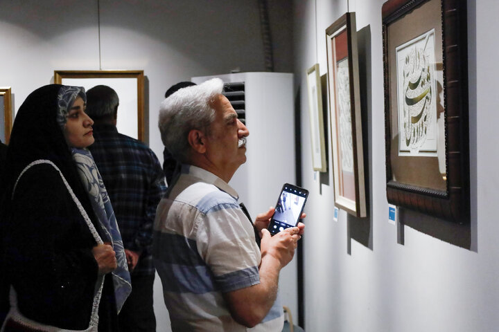 گزارش تصویری | نمایشگاه خوشنویسی بهار تعلیم