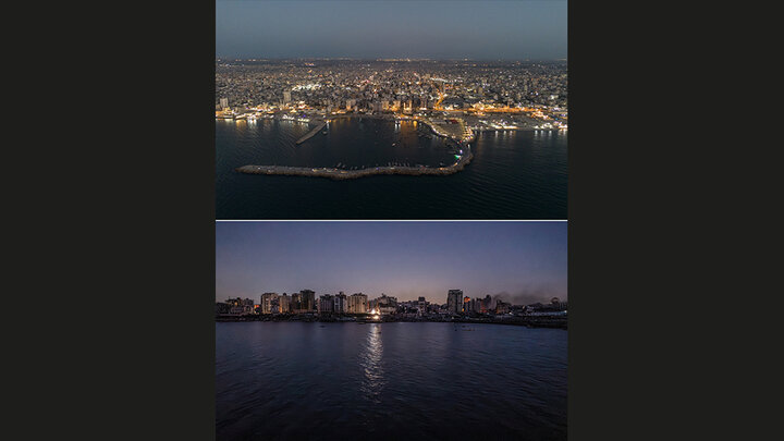 ویرانی در غزه، تصاویری از قبل و بعد از تخریب شهر