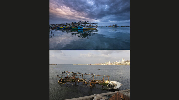 Photos: Images from before and after destruction of Gaza