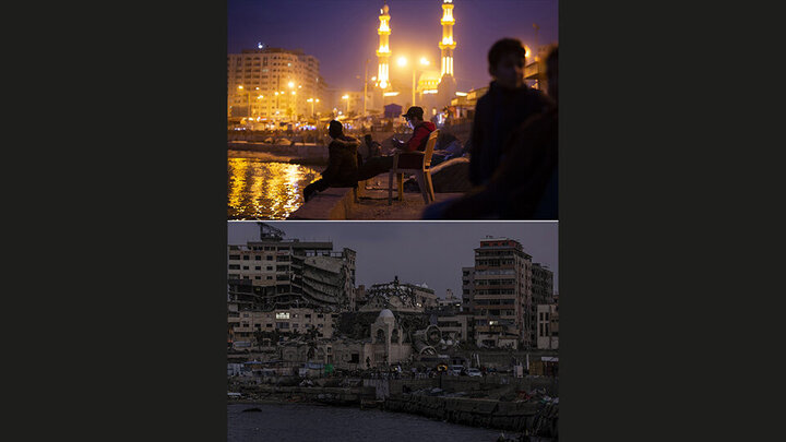 Photos: Images from before and after destruction of Gaza