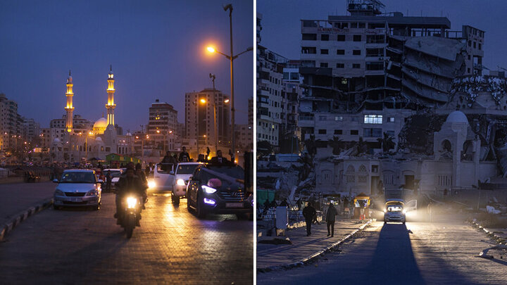 Photos: Images from before and after destruction of Gaza