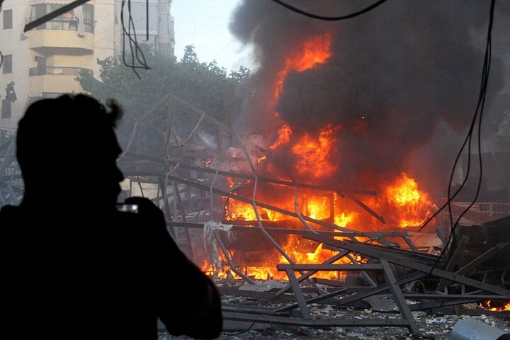 Photos: Israeli army airstrike on Beirut's Dahieh